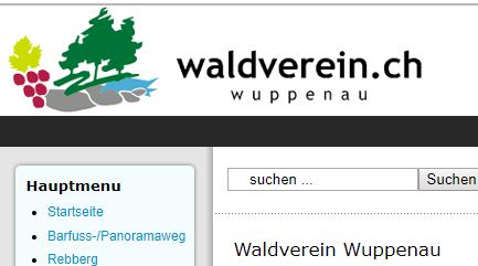 Der Waldverein hat eine neue Webseite