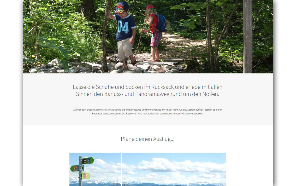 Neue Webseite für Barfuss- und Panoramaweg Besucher